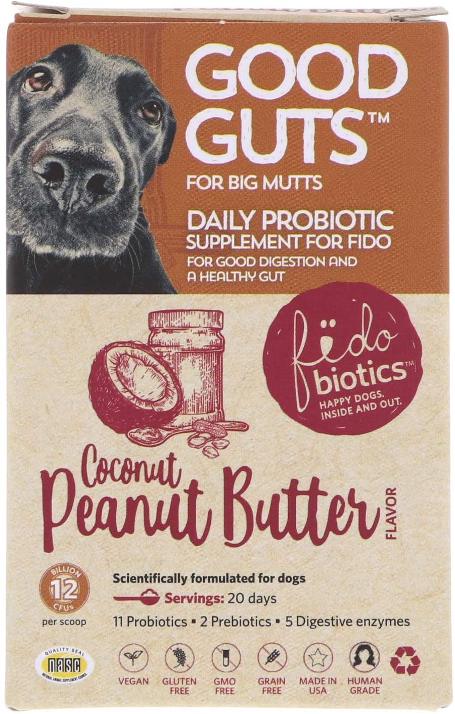 Fidobiotics Good Guts Big Mutts Large Dogs